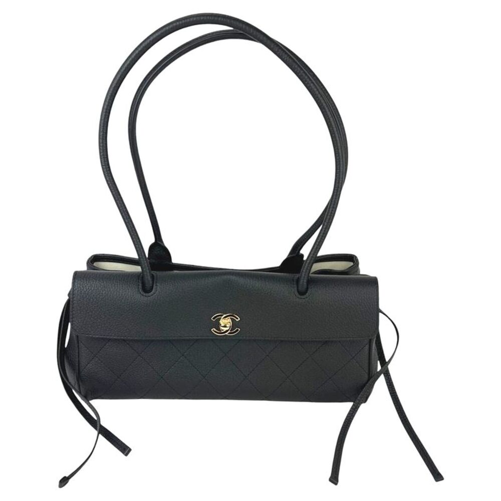 Chanel Stitched Urban Essentials Grained Calfskin Small Shopping Tote